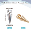 20Pcs 2 Colors Brass Charms KK-BBC0015-19-2
