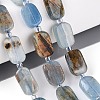 Natural Blue Calcite Beads Strands G-T138-26A-13-1