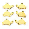 PVD Vacuum Plating 304 Stainless Steel Charms LS-STAS-N092-30G-1