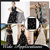 Fruit Polyester Embroidery Mesh Fabric KK-WH0558-10A-7