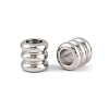 Tarnish Resistant 201 Stainless Steel Column Beads STAS-Q176-01-3