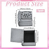 Alloy Engraved First Curl and First Tooth Keepsake Boxes CON-WH0123-18A-2