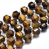 Natural Tiger Eye Beads Strands G-M353-A13-8mm-1