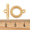 Brass Toggle Clasps KK-A223-18G-3