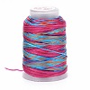 5 Rolls 12-Ply Segment Dyed Polyester Cords WCOR-P001-01B-016-1