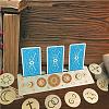 Natural Wood Card Stand for Tarot DJEW-WH0034-02I-4