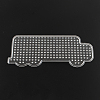 Lorry/Truck ABC Plastic Pegboards used for 5x5mm DIY Fuse Beads DIY-Q009-48-1