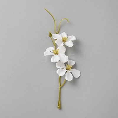 Cloth Artificial Plum Blossom Branch AJEW-WH20130-69D-1