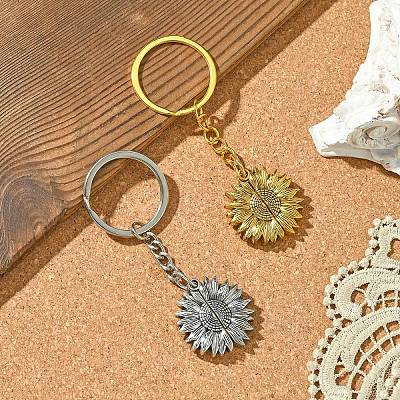 Flower Alloy Pendant KEYC-YW00061-01-1