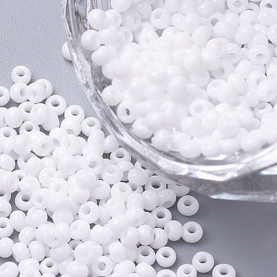 FGB 8/0 Grade A Round Glass Seed Beads SEED-N002-A-743-1