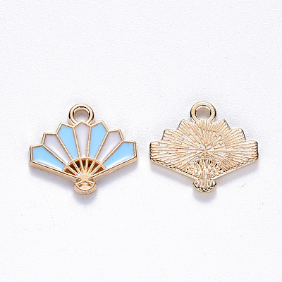 Chinese Style Alloy Enamel Pendants ENAM-N054-026A-1