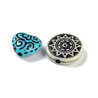 Opaque Acrylic Beads MACR-L005-03B-1