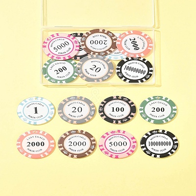 16Pcs 8 Colors Opaque Acrylic Pendants OACR-FS0002-21-1