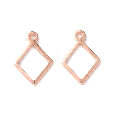 304 Stainless Steel Charms STAS-P227-24RG-1