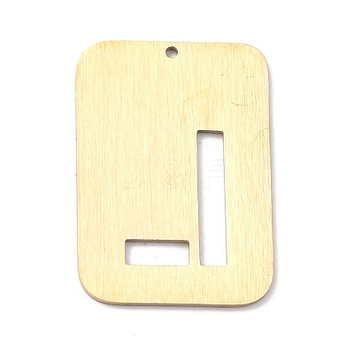 Ion Plating(IP) 304 Stainless Steel Pendants STAS-K216-49L-G-1