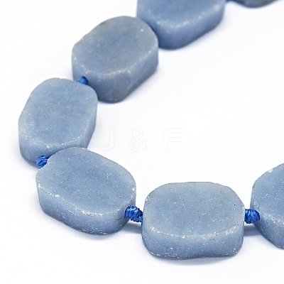 Natural Angelite Beads Strands G-F725-02-1
