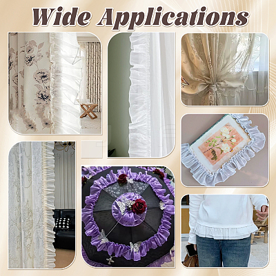Polyester Lace Ribbon SRIB-NB0001-22A-1