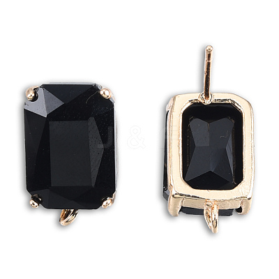K9 Glass Stud Earring Findings GLAA-N038-50-1
