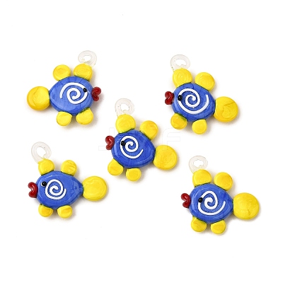 Handmade Lampwork Pendants LAMP-S079-03C-1