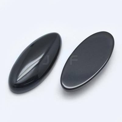 Natural Obsidian Cabochons G-E491-I-02-1