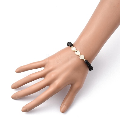 Stretch Beaded Bracelets BJEW-JB05403-01-1