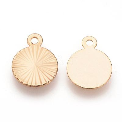 Brass Charms KK-R037-223G-1