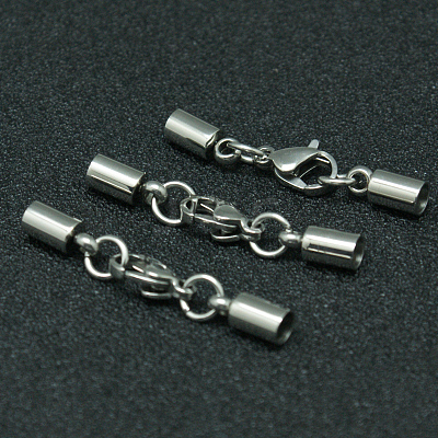 Tarnish Resistant 304 Stainless Steel Lobster Claw Clasps LS-STAS-I045-45-1