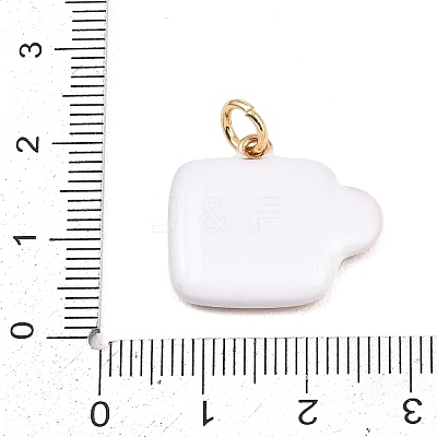 Brass Enamel Pendants LS-ENAM-I087-03D-1