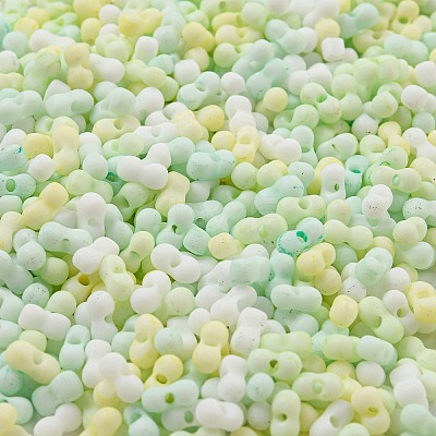 Macaron Color Opaque Frosted Glass Seed Beads X1-SEED-K009-12B-04-1