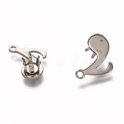 Tarnish Resistant 304 Stainless Steel Pendant Rhinestone Settings STAS-I176-19P-1