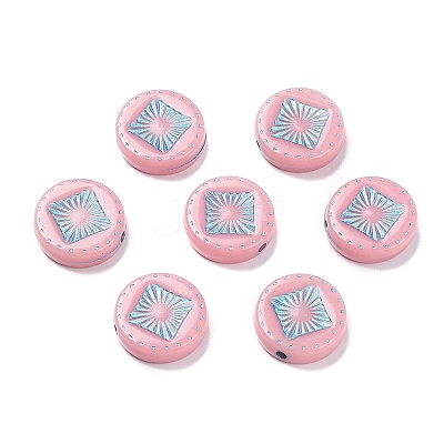 Opaque Acrylic Beads OACR-G016-07J-1