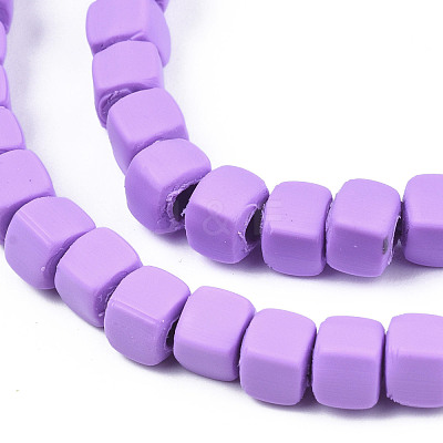 Handmade Polymer Clay Beads Strands CLAY-S092-78H-1