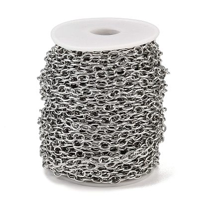 Tarnish Resistant 304 Stainless Steel Cable Chains CHS-R009-12-1