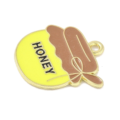 Bees Theme Alloy Enamel Pandants FIND-M083-06L-G-1