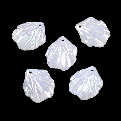 Acrylic Imitation Shell Pendants OACR-P039-01A-1