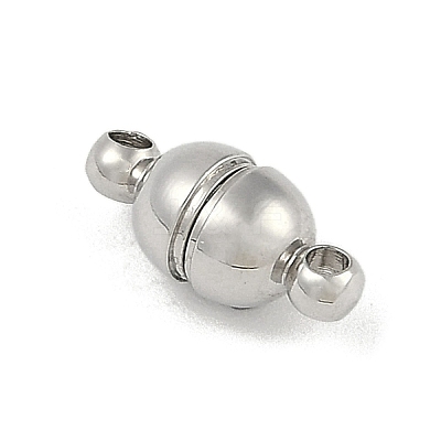 Rack Plating Brass Magnetic Clasps KK-Z070-19P-01-1