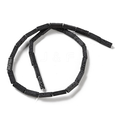 Synthetic Lava Rock Dyed Beads Strands G-H311-07-01-1