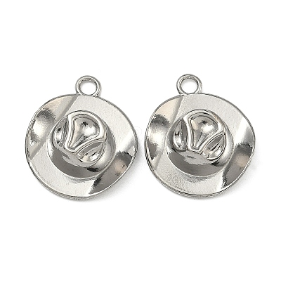 304 Stainless Steel Pendants X-STAS-P446-08P-1