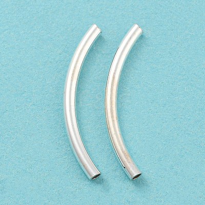 925 Sterling Silver Tube Beads STER-Q191-03C-S-1
