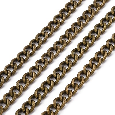 Iron Cuban Link Chains CH-R013-9x8mm-AB-NF-1