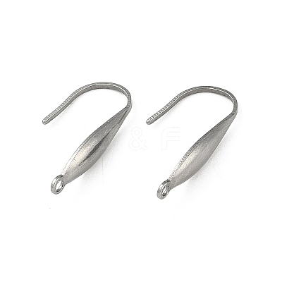 304 Stainless Steel Ear Wire Accessory X-STAS-Q336-12B-P-1
