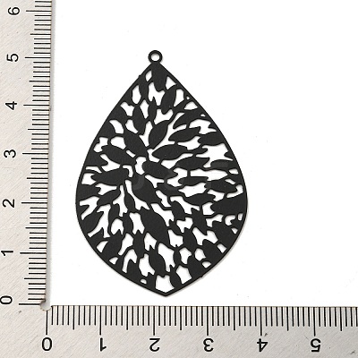 Spray Printed 430 Stainless Steel Pendants X-STAS-P359-01I-1