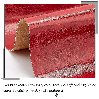 PU Leather Self-adhesive Fabric DIY-WH0209-72F-1