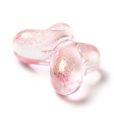 Transparent Baking Paint Glass Beads GLAA-F115-01D-1