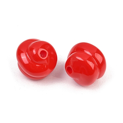 Opaque Acrylic Beads OACR-H034-39D-1