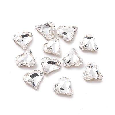 Glass Rhinestone Cabochons GGLA-P002-09A-09-1