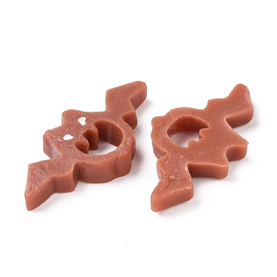 Halloween Opaque Resin Cabochons RESI-G038-02A-1