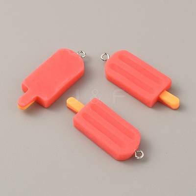 Opaque Resin Pendants RESI-CJC0020-09D-1
