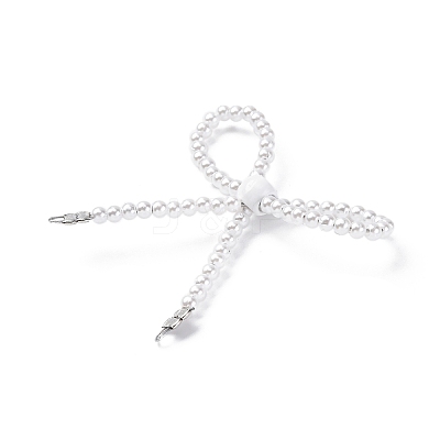 Alloy & Glass Bowknot Chandelier Component Links PALLOY-D359-02B-1