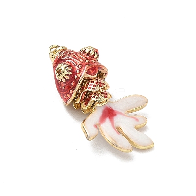 Ocean Brass Enamel Pendants RB-CBA2CEF-03G-03-1